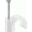 Spijkerclip wit 12mm