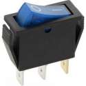 Schakelaar - blauw - 250 volt - 20A - verlicht