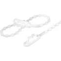 TRU COMPONENTS 1592904 TC-KTV145203 Knopenband 145 mm 2 mm Natuur Met dubbele kop 100 stuk(s)