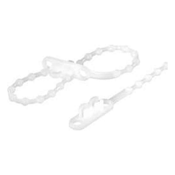 TRU COMPONENTS 1592904 TC-KTV145203 Knopenband 145 mm 2 mm Natuur Met dubbele kop 100 stuk(s)