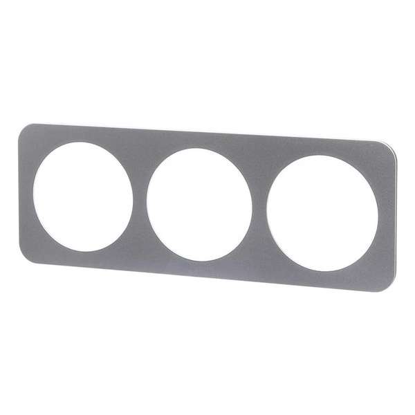 Afdekraam - Igia Jura - 3-voudig - Rond - Kunststof - Zilver Afdekraam - Igia Jura - 3-voudig - Rond - Kunststof - Zilver