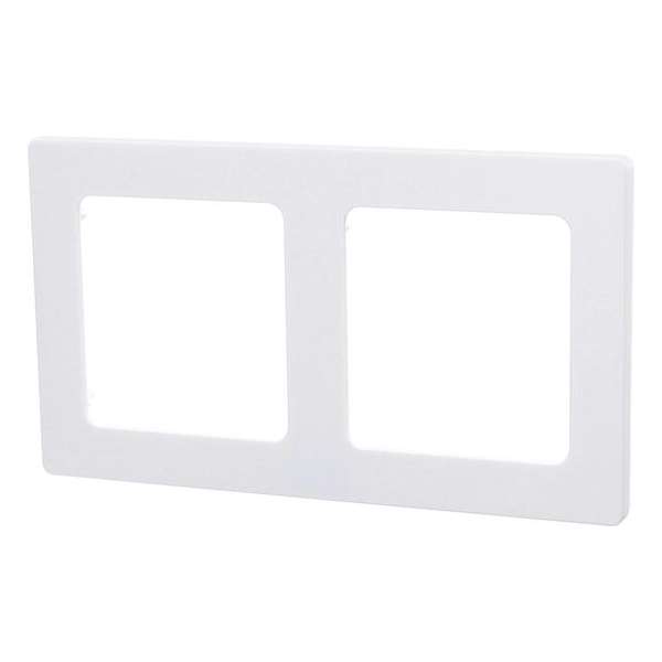 Afdekraam - Aigi Jura - 2-voudig - Vierkant - Kunststof - Wit - BES LED Afdekraam - Aigi Jura - 2-voudig - Vierkant - Kunststof - Wit - BES LED