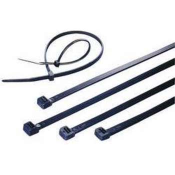 TRU COMPONENTS 1592814 TC-CVR265W203 Kabelbinder 265 mm 3.60 mm Zwart UV-stabiel 100 stuk(s)
