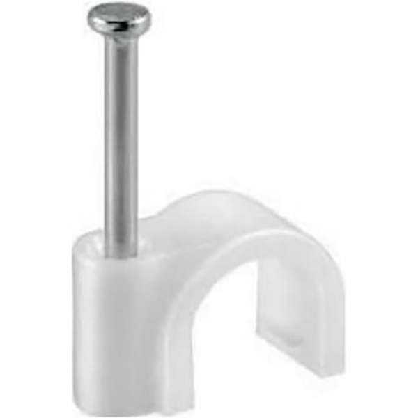 JSL kabelclip / spijkerclip wit 5 mm | doos 100 stuks JSL kabelclip / spijkerclip wit 5 mm | doos 100 stuks