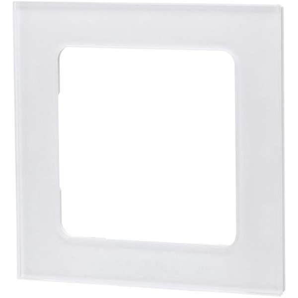 Afdekraam - Igna Jura - 1-voudig - Vierkant - Glas - Wit Afdekraam - Igna Jura - 1-voudig - Vierkant - Glas - Wit