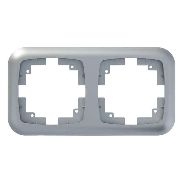 PLIEGER afdekraam | serie "Aurora" | 2-voudig | aluminium - zilver PLIEGER afdekraam | serie "Aurora" | 2-voudig | aluminium - zilver