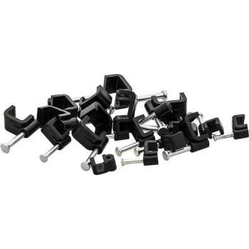 Kabelclips / Spijkerclips - 6x4mm - 100stuks