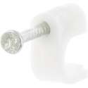 Kabelclip – rond – 7 mm – wit – 170 stuks