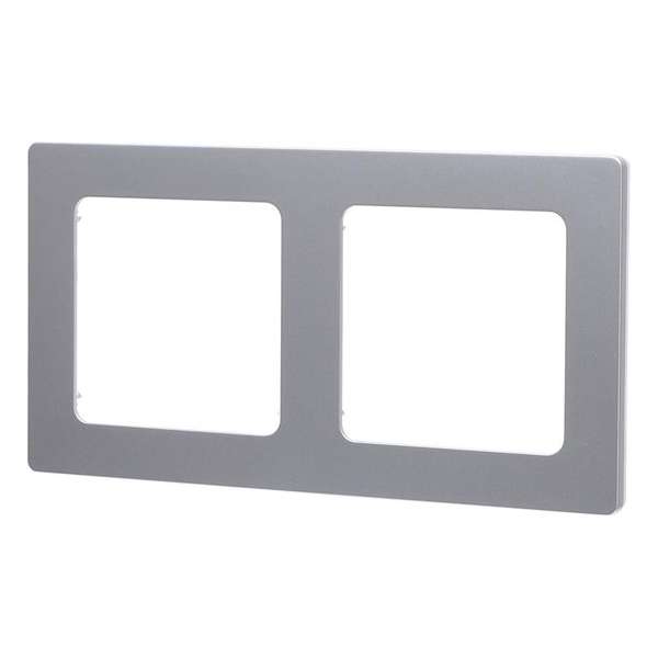 Afdekraam - Igna Jura - 2-voudig - Vierkant - Kunststof - Zilver Afdekraam - Igna Jura - 2-voudig - Vierkant - Kunststof - Zilver