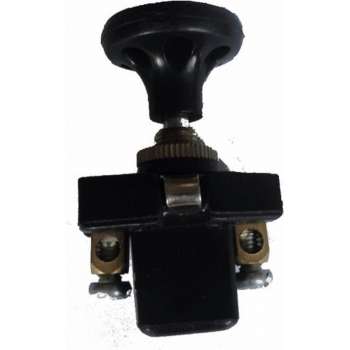 Push pull schakelaar - 12 of 24V - 2 polig