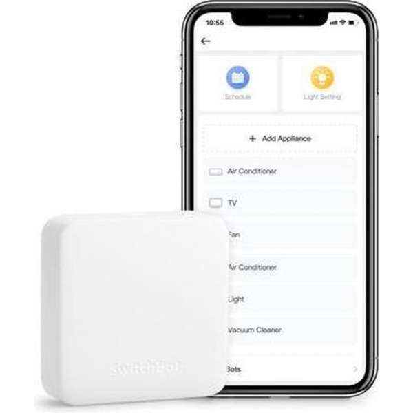 SwitchBot Hub Mini - Smart afstandsbediening - Je telefoon als afstandsbediening - Slimme airco