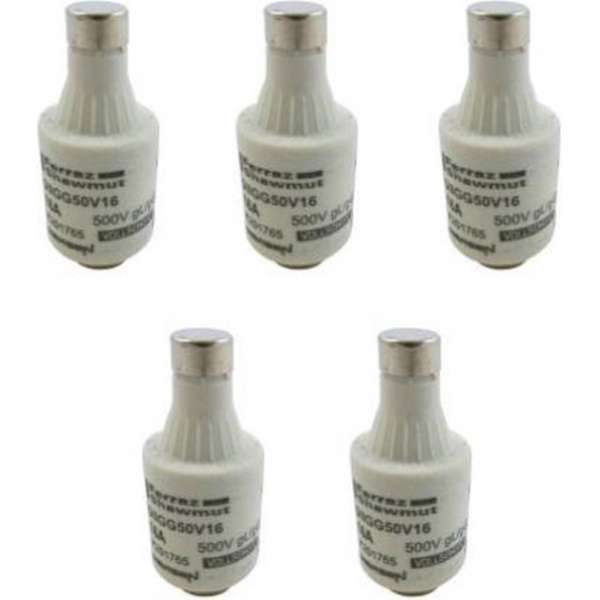 Zekeringen 16A 500V Flink - 3 doosjes a 5st - zekering 16A 500v snel grijs meterkast 16 ampere Zekeringen 16A 500V Flink - 3 doosjes a 5st - zekering 16A 500v snel grijs meterkast 16 ampere