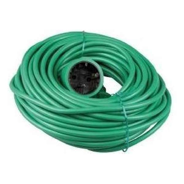 VB 40083 Verlengkabel 20M 2x1mm H05VV Groen VB 40083 Verlengkabel 20M 2x1mm H05VV Groen