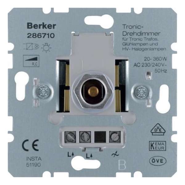 Hager 286710 dimmer Dimmer & schakelaar Monteerbaar Metallic Hager 286710 dimmer Dimmer & schakelaar Monteerbaar Metallic