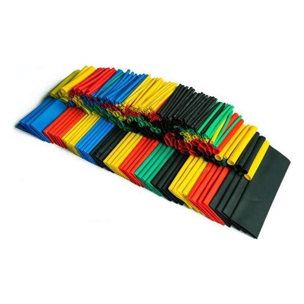 Krimpkousen Set - Krimpkous - Krimpkousenset 328 Stuks - Multi / Zwart 8 Maten