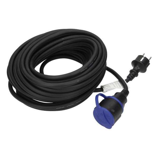Rubber Verlengsnoer voor buitengebruik - IP44 spatwaterdicht - 20 Meter - Oliebestendig - H07RN-F (3 x 1,5 mm²) Rubber Verlengsnoer voor buitengebruik - IP44 spatwaterdicht - 20 Meter - Oliebestendig - H07RN-F (3 x 1,5 mm²)