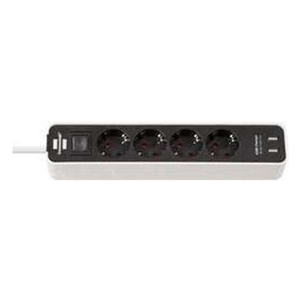Brennenstuhl Ecolor power uitbreiding 1,5 m 4 AC-uitgang(en) Binnen Zwart, Wit Brennenstuhl Ecolor power uitbreiding 1,5 m 4 AC-uitgang(en) Binnen Zwart, Wit