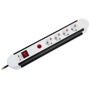 Kemot Stekkerdoos 4-voudig / 5 meter snoer / 3 x 1,5mm URZ3068-5B