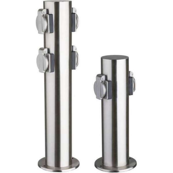 Heitronic 35103 Buitenstopcontact RVS Kinderbeveiliging Heitronic 35103 Buitenstopcontact RVS Kinderbeveiliging