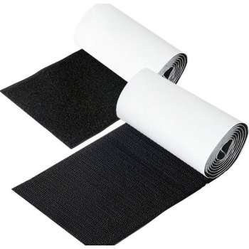 Klittenband - Extra Breed - 1 Meter - 10 cm Breed - Zwart