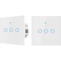 Slimme Wandschakelaar Triple | Smart WiFi Touch Switch | 10A