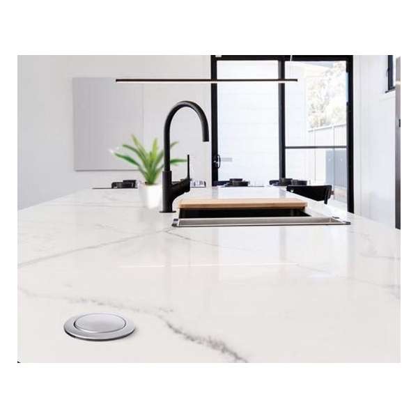 Perel Stekkerdoos Pop-up 2-voudig 3680w 6,4 X 33,2 Cm Zwart Perel Stekkerdoos Pop-up 2-voudig 3680w 6,4 X 33,2 Cm Zwart