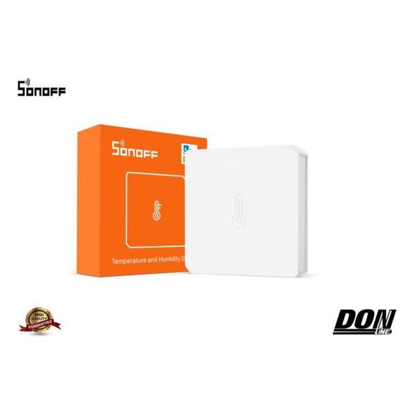 Sonoff - Zigbee - SNZB-02 - Temperatuur en Luchtvochtigheid sensor - Werkt met Sonoff ZigBee Bridge - Inclusief Batterij Sonoff - Zigbee - SNZB-02 - Temperatuur en Luchtvochtigheid sensor - Werkt met Sonoff ZigBee Bridge - Inclusief Batterij