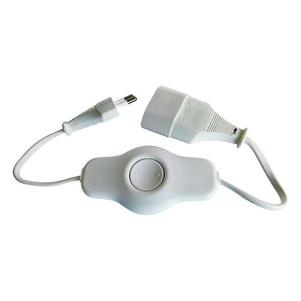Snoerdimmer LED 1- 40W wit met cordset Snoerdimmer LED 1- 40W wit met cordset