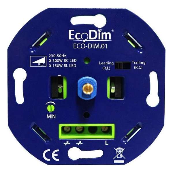 LED dimmer 0-300 Watt Fase aan- en afsnijding LED dimmer 0-300 Watt Fase aan- en afsnijding