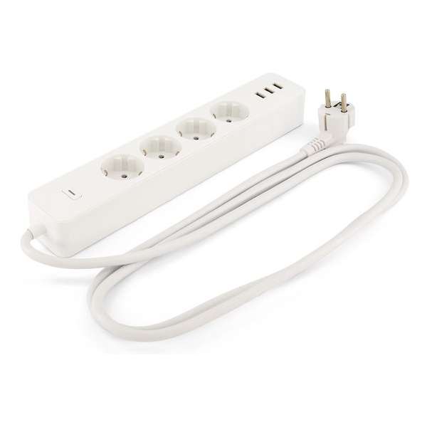 Hihome WiFi Smart Power Strip 16A - Individueel schakelbaar en Energie-verbruiksmeting Hihome WiFi Smart Power Strip 16A - Individueel schakelbaar en Energie-verbruiksmeting