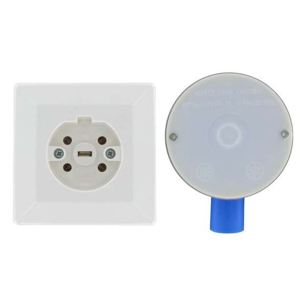 Kopp inbouw wandcontactdoos Perilex | incl inbouwdoos Kopp inbouw wandcontactdoos Perilex | incl inbouwdoos
