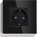 SmartinHuis - Smart - Enkelvoudig stopcontact - Wifi - Zwart