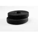 Klittenband Naaibaar - Niet Plakbaar - Zwart - 20 mm - 25 m
