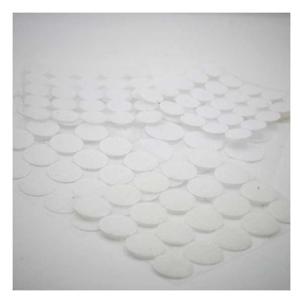 90 paar Velcro zelfklevende rondjes Mix in maten diameter 10 20 25 30mm Kleur Wit Klittenband Rond 90 paar Velcro zelfklevende rondjes Mix in maten diameter 10 20 25 30mm Kleur Wit Klittenband Rond
