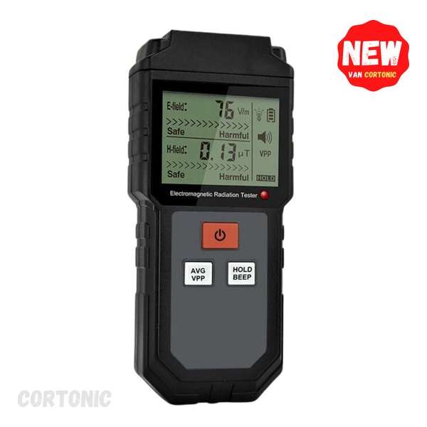 Cortonic Emf Meter - Handdosimeter - Elektromagnetische Veld Stralingsmeter-tester - Straling - 5G Detector Cortonic Emf Meter - Handdosimeter - Elektromagnetische Veld Stralingsmeter-tester - Straling - 5G Detector