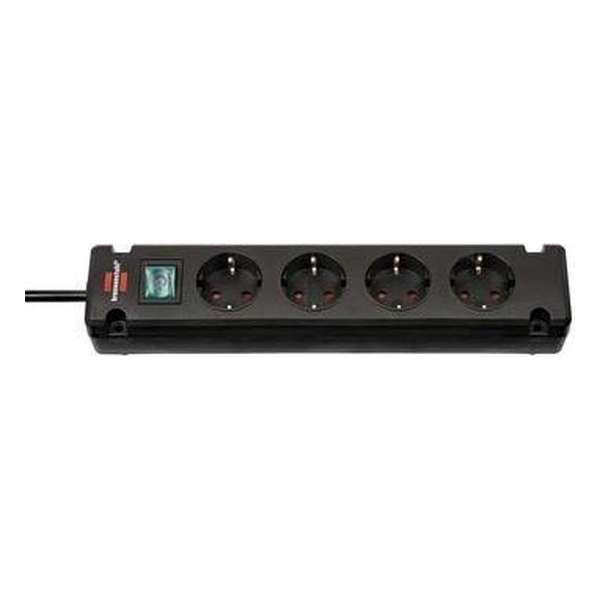 Brennenstuhl Brennenstuhl Brennenstuhl Bremounta Extension Socket 4-way black 1.5m H05VV-F 3G1.5-zwart zwart Zwart Brennenstuhl Brennenstuhl Brennenstuhl Bremounta Extension Socket 4-way black 1.5m H05VV-F 3G1.5-zwart zwart Zwart