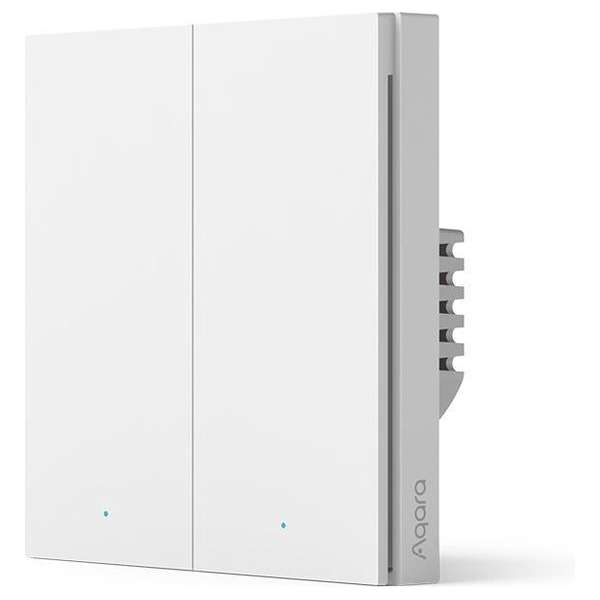 AQARA Smart Wall Switch H1 (met nuldraad, dubbele drukker), Zigbee 3.0 - Homekit AQARA Smart Wall Switch H1 (met nuldraad, dubbele drukker), Zigbee 3.0 - Homekit