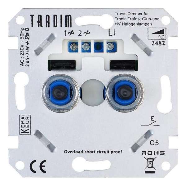 Tradim 2482 duo dimmer Tradim 2482 duo dimmer