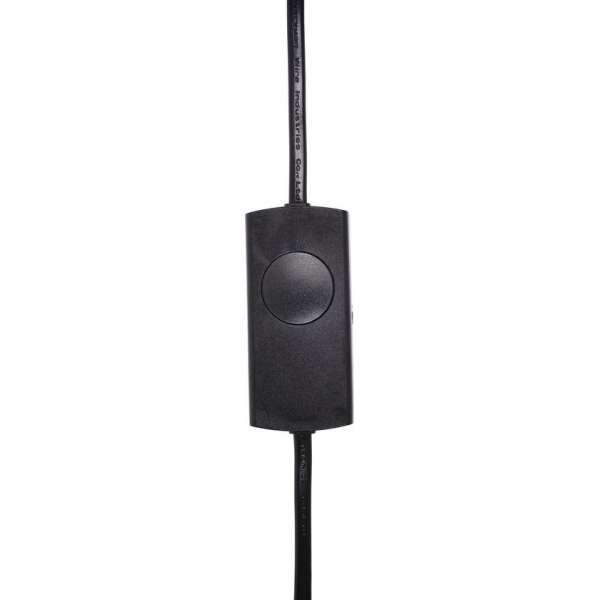 Tradim 64202 LED snoerdimmer 1-100 Watt zwart Tradim 64202 LED snoerdimmer 1-100 Watt zwart