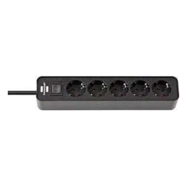 Brennenstuhl 1153250000 power uitbreiding 1,5 m 5 AC-uitgang(en) Binnen Zwart Brennenstuhl 1153250000 power uitbreiding 1,5 m 5 AC-uitgang(en) Binnen Zwart