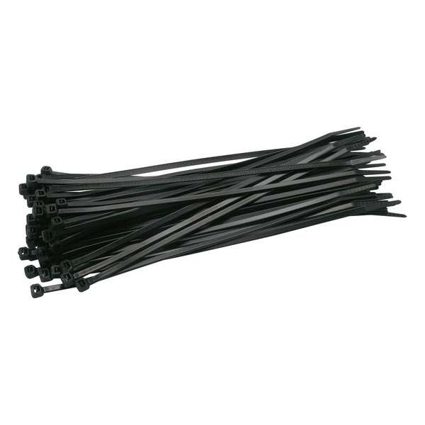 500 stuks! - Kabelbinder UV bestending zwart 300x4.8mm - bundelbanden - tie wraps 500 stuks! - Kabelbinder UV bestending zwart 300x4.8mm - bundelbanden - tie wraps