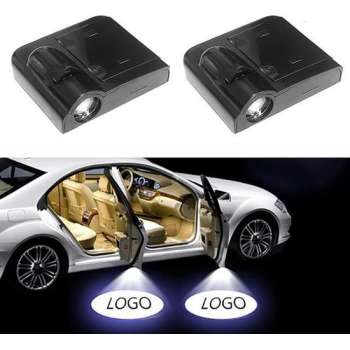 Set van 2x Auto logo LED LIGHT deur projectors I voor Audi