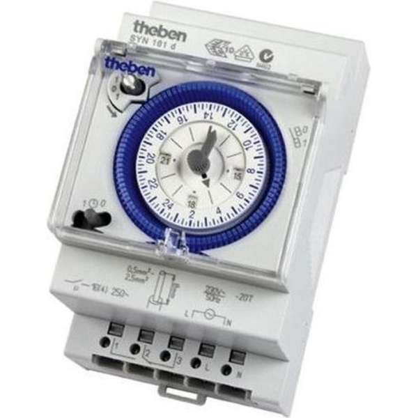 Theben Schakelklok Syn 161D 24 uur Theben Schakelklok Syn 161D 24 uur