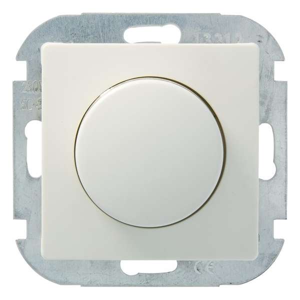 PLIEGER dimmer | serie Luna | 230V halogeen- en gloeilampen | 50 - 300 watt | druk aan/uit | wit PLIEGER dimmer | serie Luna | 230V halogeen- en gloeilampen | 50 - 300 watt | druk aan/uit | wit