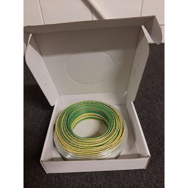 VD Draad 1x2,5 Geel/Groen 100 mtr VD Draad 1x2,5 Geel/Groen 100 mtr