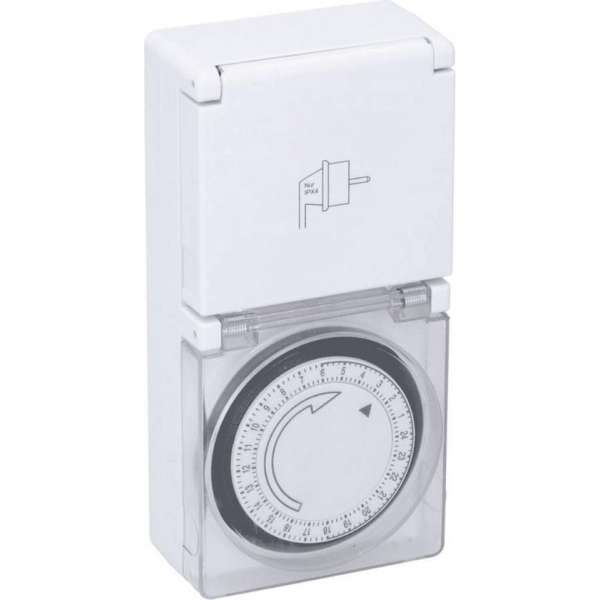Grundig Mechanische Tijdschakelaar - Tijdschakelklok - Handmatig - 15x8 cm - Stopcontact Grundig Mechanische Tijdschakelaar - Tijdschakelklok - Handmatig - 15x8 cm - Stopcontact