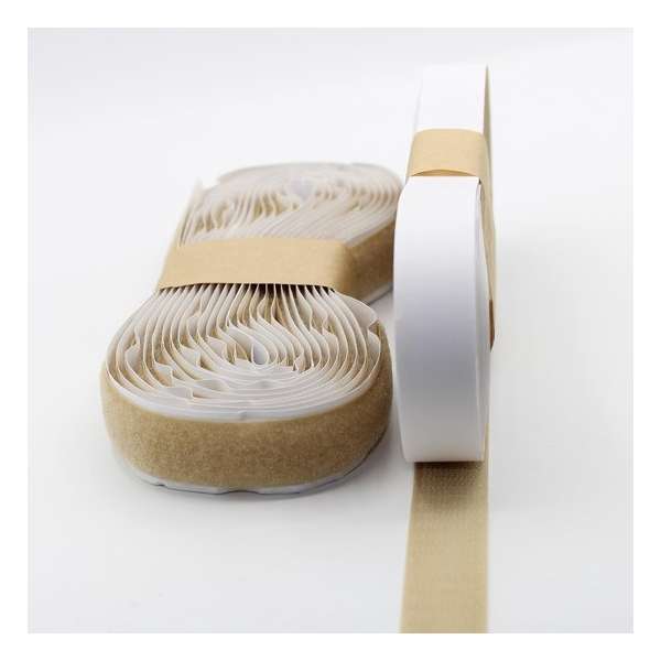 5 METER Zelfklevend Klittenband – Beige Velcro - 2 x 5 m - 2 cm breed 5 METER Zelfklevend Klittenband – Beige Velcro - 2 x 5 m - 2 cm breed