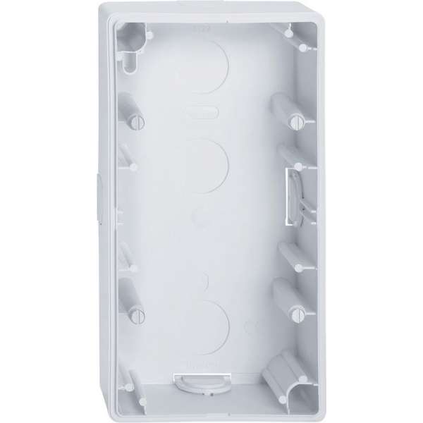 Opbouwbehuizing 2V - Actief wit - Systeem M - Schneider Electric - MTN512225 Opbouwbehuizing 2V - Actief wit - Systeem M - Schneider Electric - MTN512225