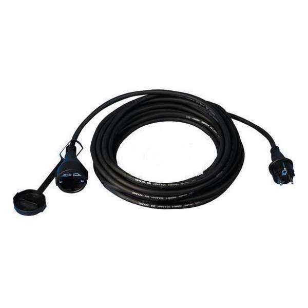 Verlengkabel H07RN-F zwart 3x1,5mm² - 15 mater Verlengkabel H07RN-F zwart 3x1,5mm² - 15 mater