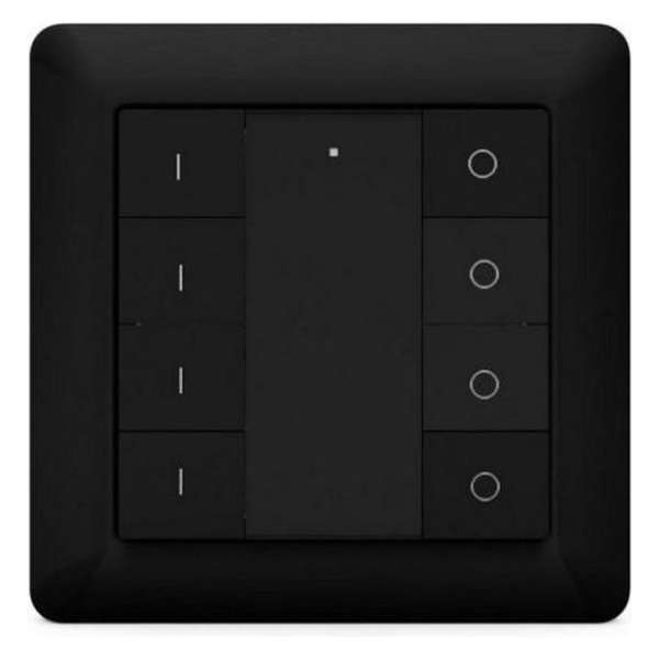 ROBB Smarrt Draadloze Schakelaar 8knops zwart Z-wave ROBB Smarrt Draadloze Schakelaar 8knops zwart Z-wave